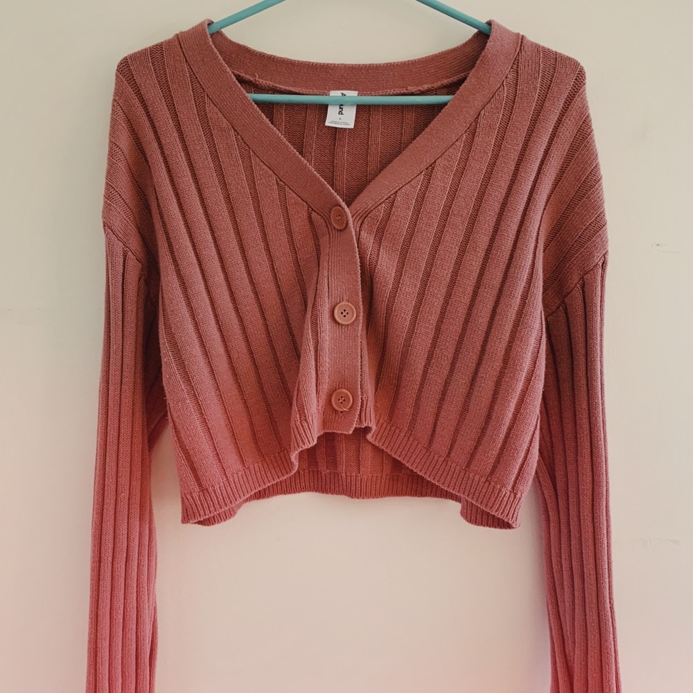 Abound long sleeve cardigan, size L